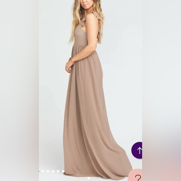Show Me Your MuMu June Maxi Chiffon in Dune - Picture 3 of 7